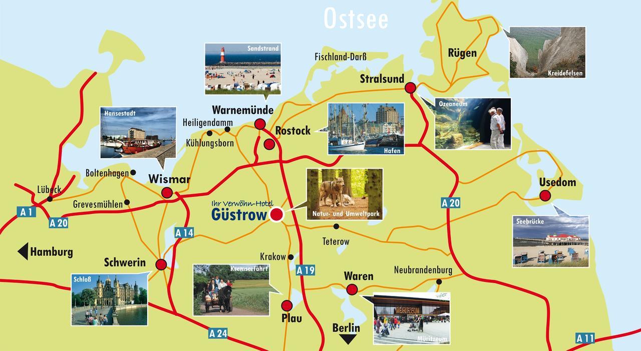 Sweet Dream Hostel & Pension - Self Check-In Güstrow Zewnętrze zdjęcie